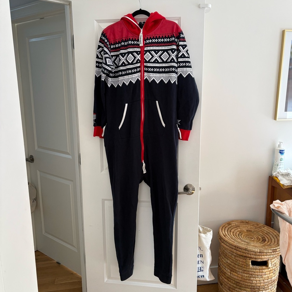 Red and Black Patterned Onepiece original onesie